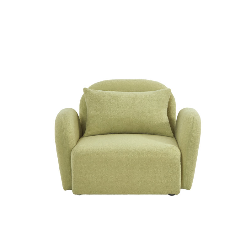 Canapé simple rembourré 36 po Michaylo, Vert