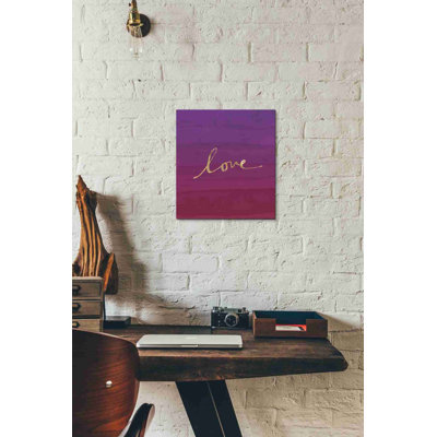 'Love' by Linda Woods, Canvas Wall Art
