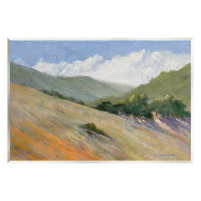 " Sloped Nature Modern Landscape " by Ed Penniman