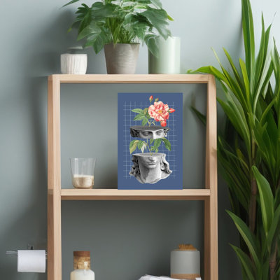 Beauty In Things Broken Abstract Contemporary Rose Flower Landscape Wall Art