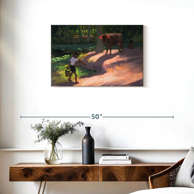 Brampt Kerala Backwaters India, 20" H x 30" W