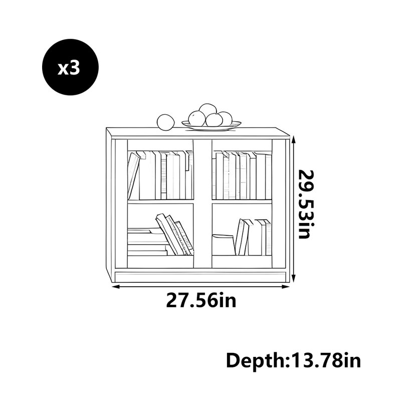 Ayaansh, (2 tablettes) H 29,53 po x l 27,56 po x P 13,78 po