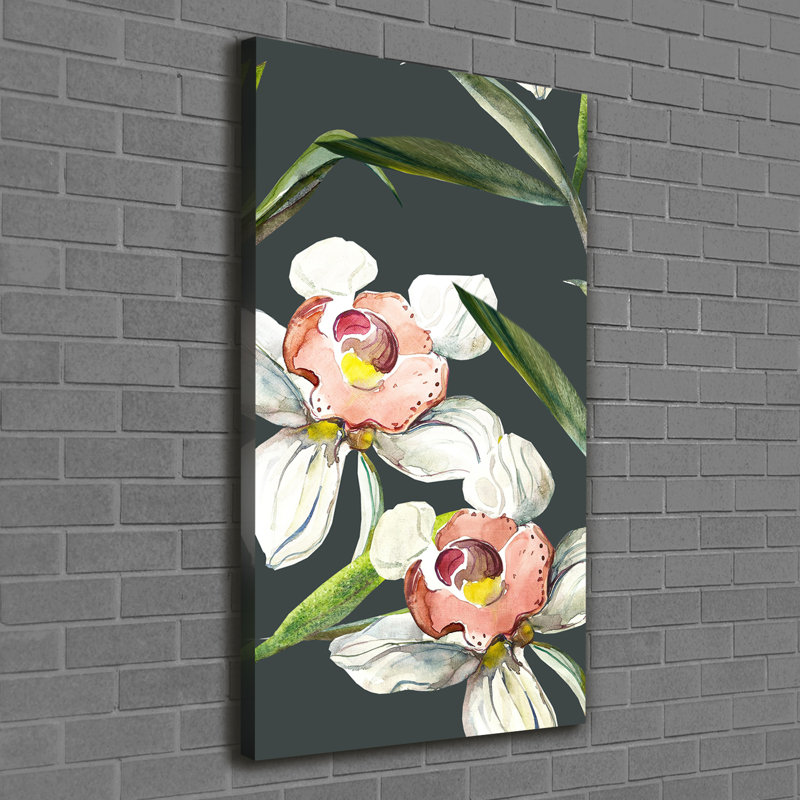 Floral Pattern - Wrapped Canvas Print