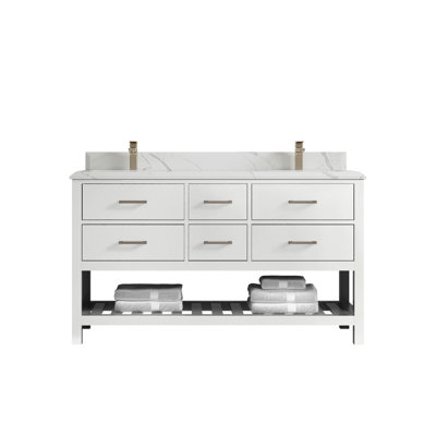 Ensemble de meuble-lavabo double 60 po Parker