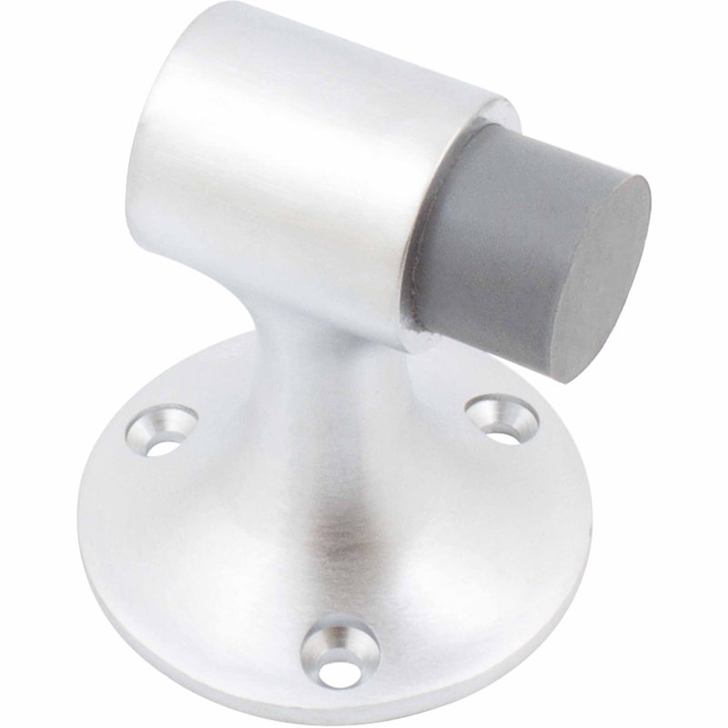 Stone Harbour Hardware, 3 inch Heavy Duty Floor Stop (Satin Chrome), Laiton