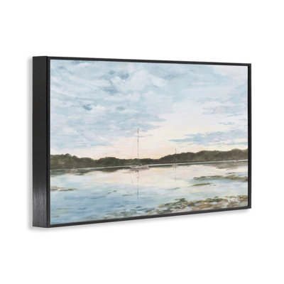 «Quiet Day on Lake Gray», art de la giclée par Julie DeRice