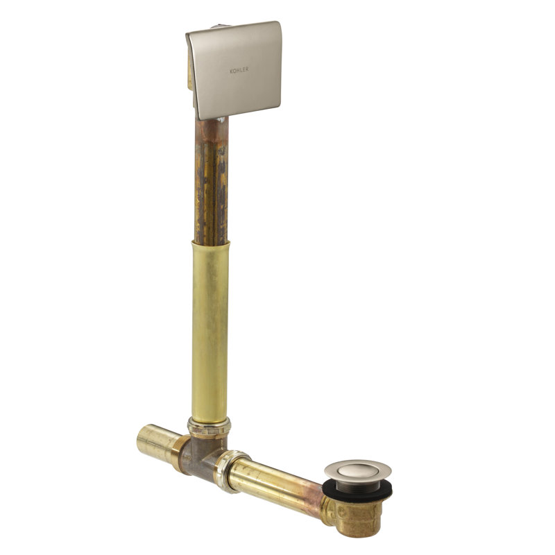 Clearflo Leg Tub Drain with Overflow, Vibrant Brushed Bronze