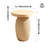Light Wood Round Side Table