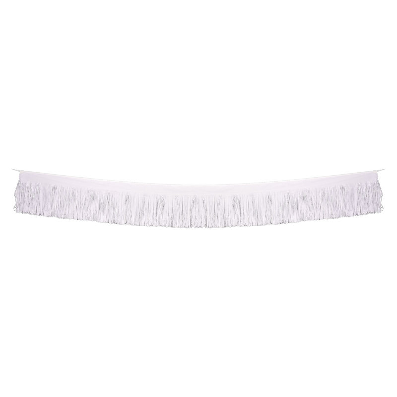 Drapé à franges 6 plis - paquet de 12, Multicolore