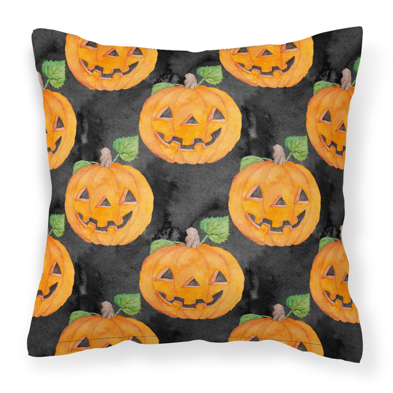 Coussin décoratif extérieur i-lantern watecolor halloween, 18 po x 18 po