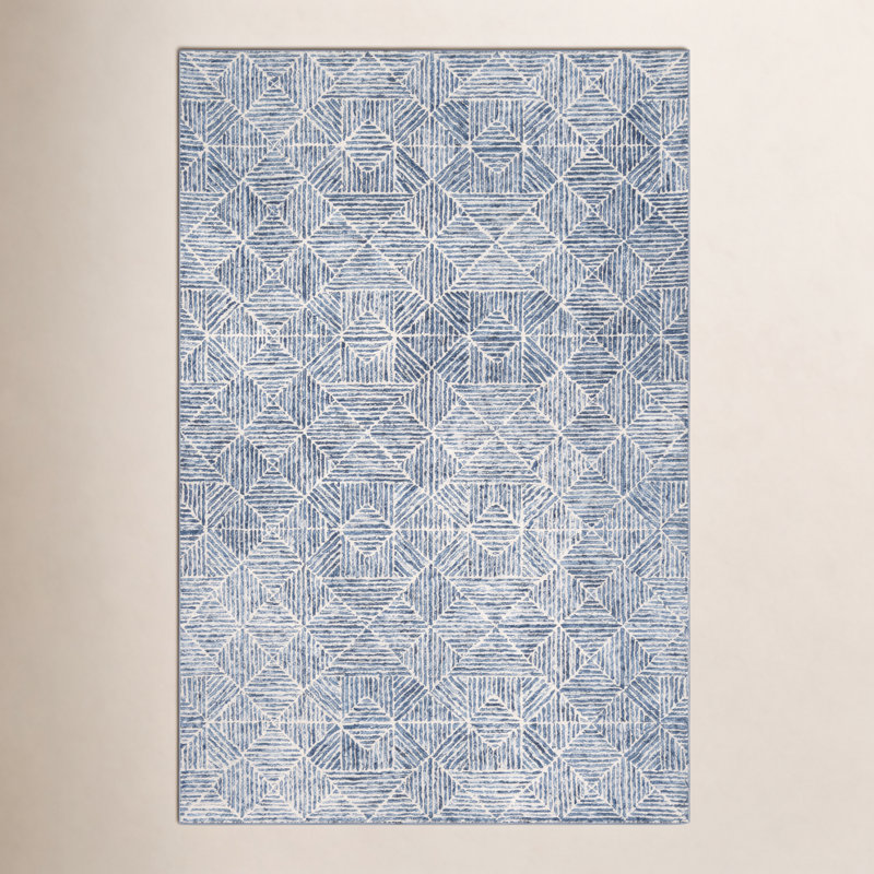 Linsly Geometric Indoor Rug, Rectangle 8' x 10'