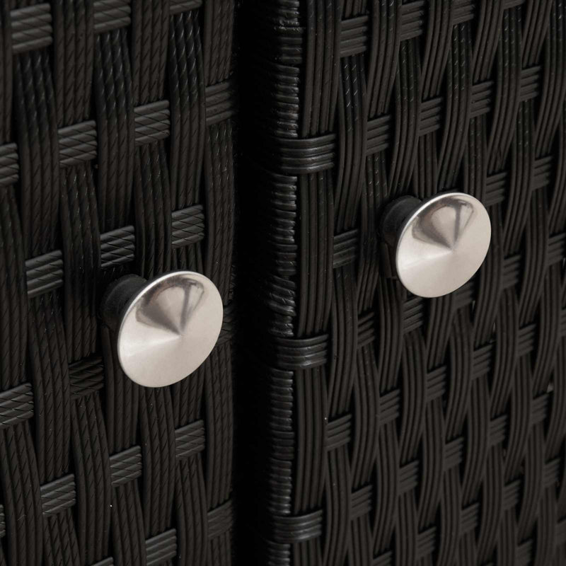  Armoire en polyester 70 x 50 x 87 cm et rotin Roly