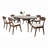Rozella Solid Wood Dining Table Set-106896888