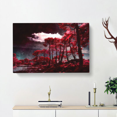 Plum Forest - Wrapped Canvas Painting