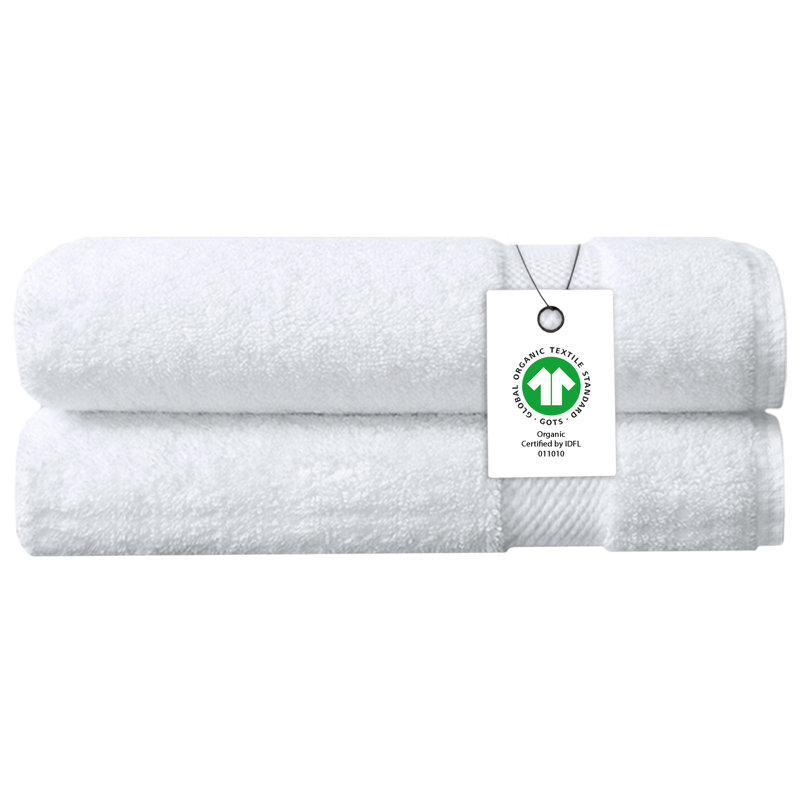 Drap 100% coton biologique Delara, Blanc, 2
