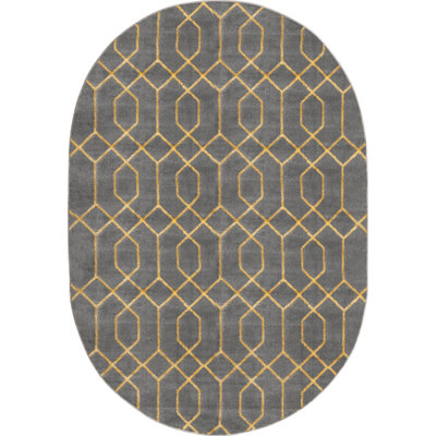 Glam Gray/Gold Area Rug