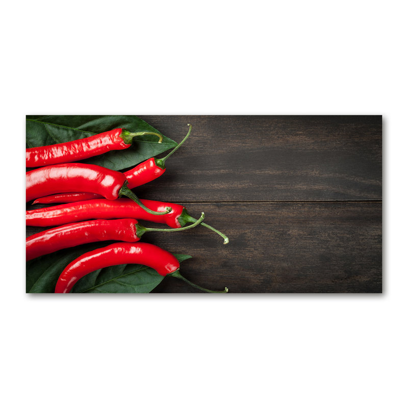 Chilli Peppers - Print, Canvas, 50cm H x 100cm W x 2cm D