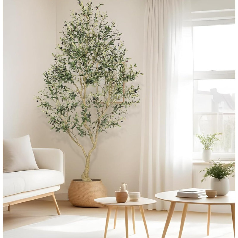 Faux Tree in Pot, 244 cm x 75 cm