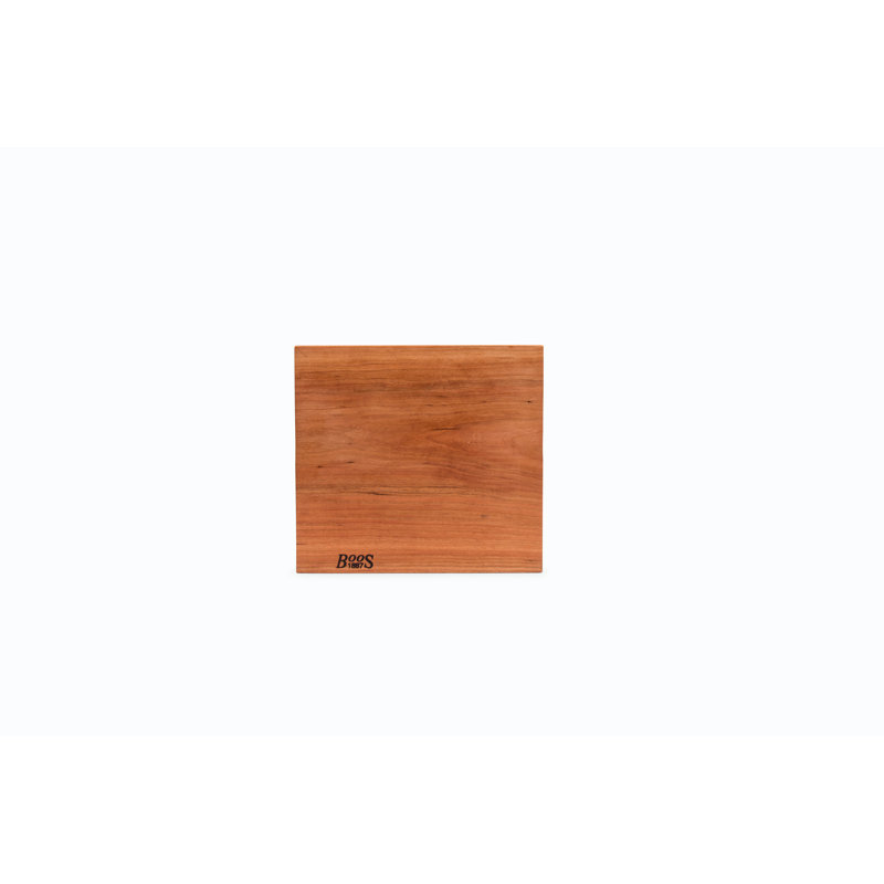 Rustic-Edge Design Reversible Cutting Board, Cherry, 1.75" H x 12" W x 13" D