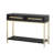 Entryway Table, Console Table With Two Drawers, Retro Hallway Table With Striking Geometric Design-1214079121
