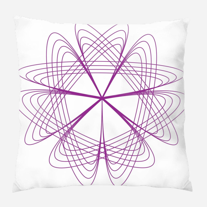 Spirograph Throw Pillow