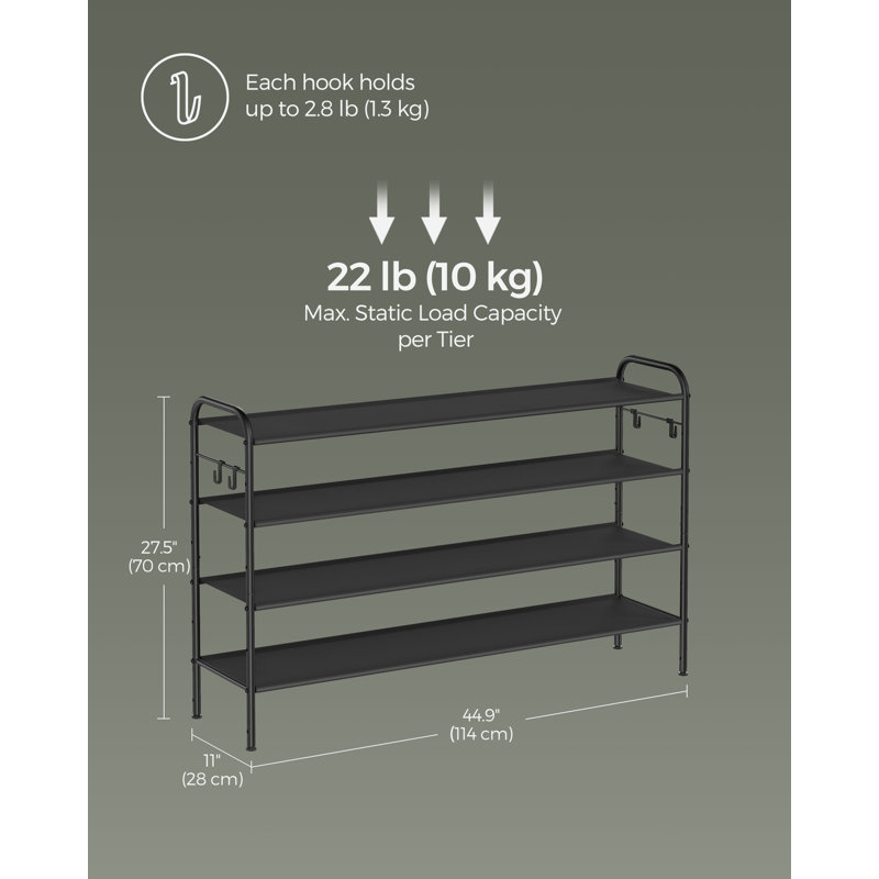 Suyash 10 Pair Shoe Rack