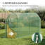3x1x1.5m Plant Protection Netting Cage with Zipper Door