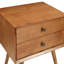 Table de chevet en bois Mid-Century