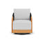 Alpine Outdoor Teak Swivel Armchair-7167856