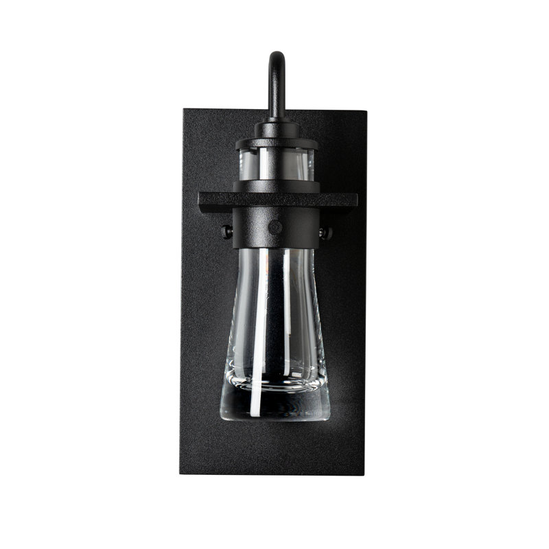 Erlenmeyer Outdoor Sconce, Coastal Black, 11.2" H x 5" W x 4.7" D