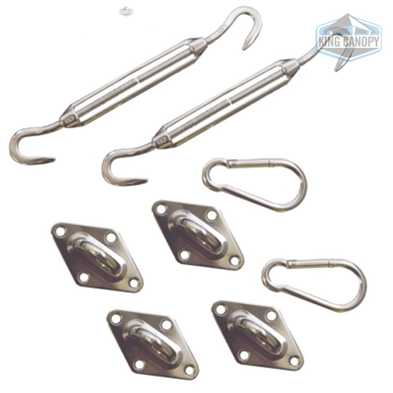 Quadrilateral Hardware Pack for Shade Sails