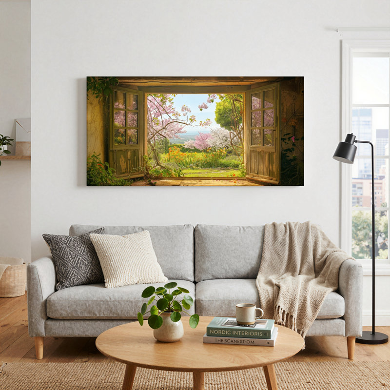 «Spring Garden», reproduction d'art sur toile, ensemble de 1, 4824