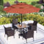 Alyah 4 - Person Patio Dining Set with Square Table , Cushions Included
