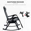 Chaises berçantes d'extérieur 2 pièces Outsunny