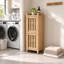 Bamboo Freestanding Linen Cabinet