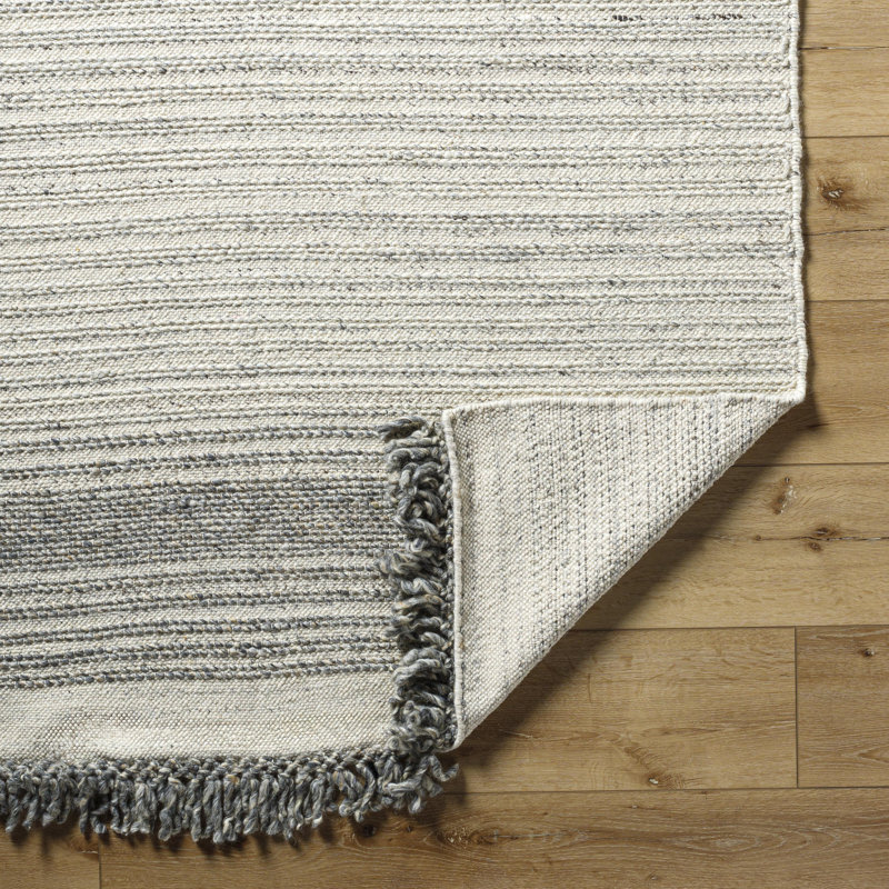 Sukie Flatweave Wool Striped Area Rug, Rectangle 2' x 3'