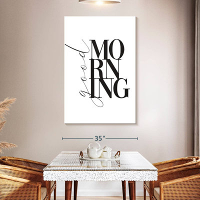 Tergel Good Morning Typography