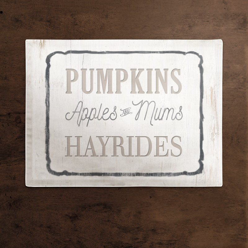 Napperon Pinnacle Pumpkins and Hayrides