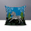 Oreiller carré réversible intérieur / extérieur Asty Zebra-119837719-120196218