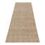 Vintage Distressed Runner Rug, Beige And Brown Geometric Pattern - Rug & Kilim