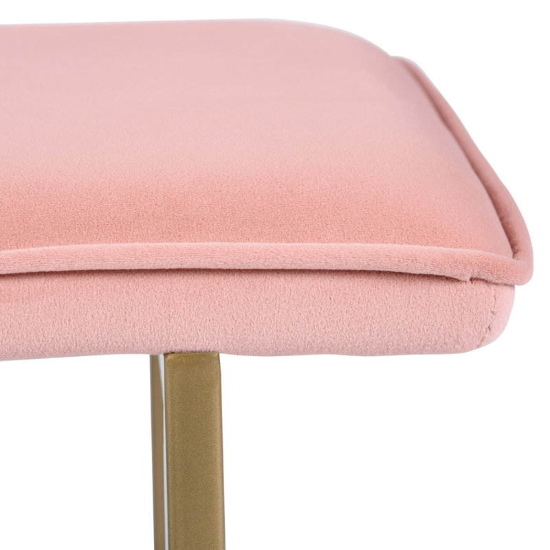 Banc avec revêtement, Rose