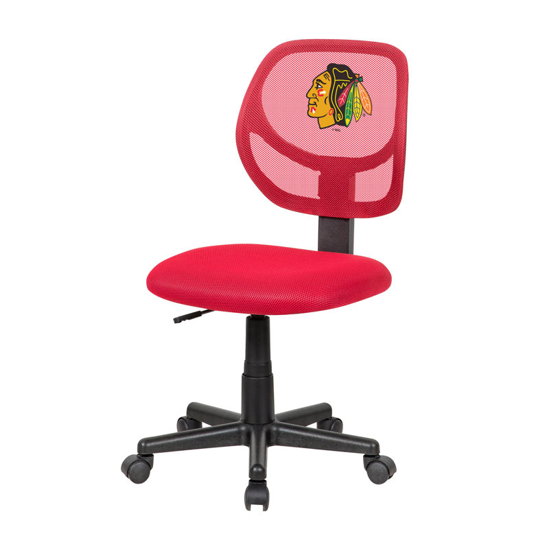 NHL Armless Task Chair, Chicago Blackhawks