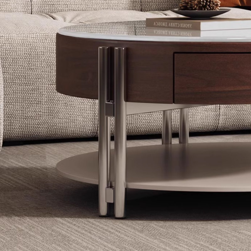 Combinaison de table basse au design minimaliste