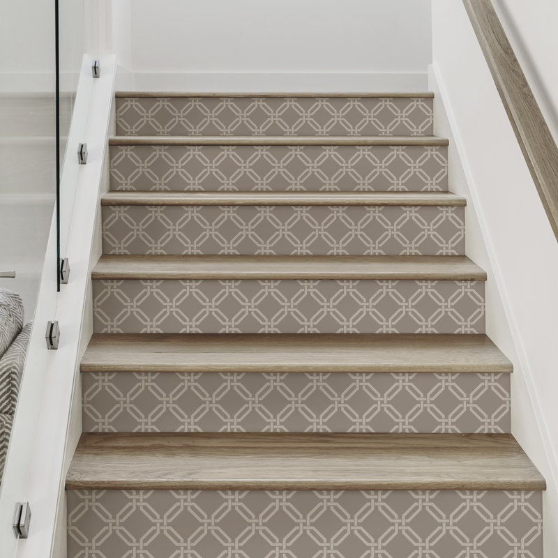 Adhésif décoratif Corrigan Studio, H 7 po x l 48 po, Gris