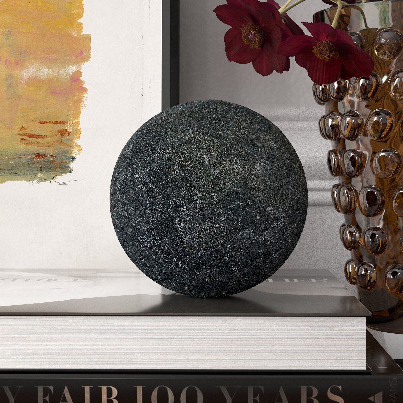 Rocci Sculpture, 5.9" H x 5.9" W x 5.9" D