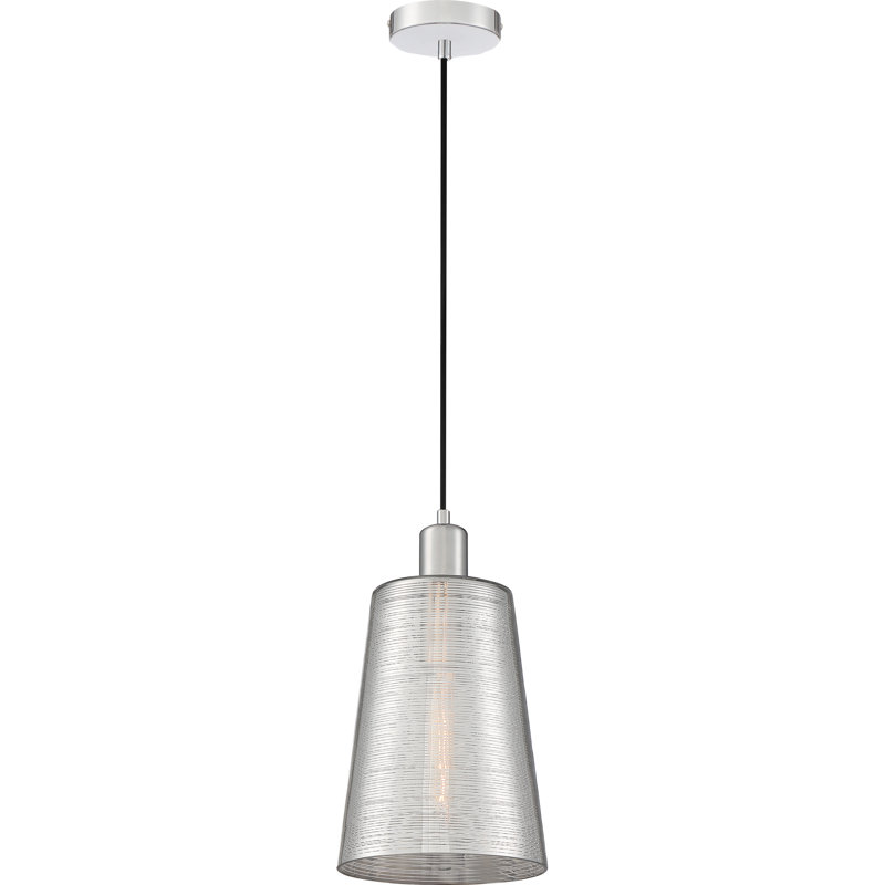 Luminaire suspendu conique à 1 lumière