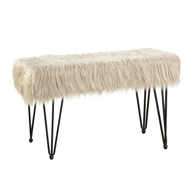 Keilia Upholstered Ottoman, Oatmeal