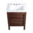 Nadar 24 in. Brown Walnut Bathroom Vanity With White, 3-Hole Ceramic Sink Top-1895706628-1895706630