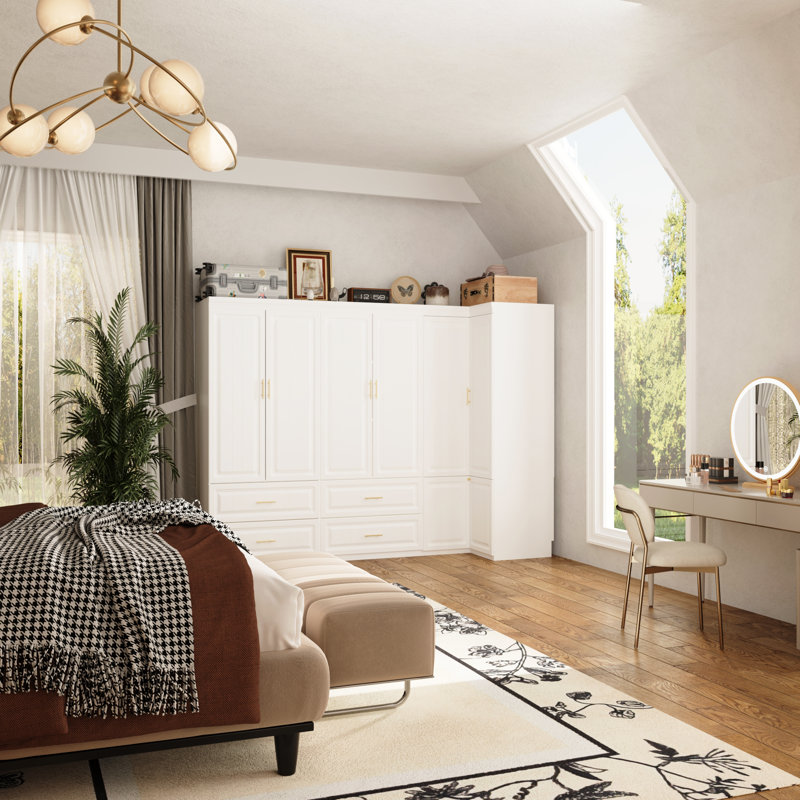 Wardrobe Set With Strong Storage And Elegent Design