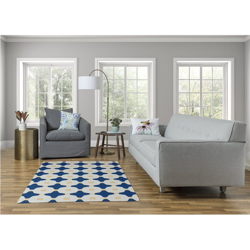 Cynamon Chenille Geometric Indoor Rug, Rectangle 8' x 10'